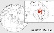 Blank Location Map of Preah Vihear