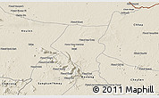 Shaded Relief 3D Map of Tbeng Meanchey