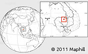 Blank Location Map of Tbeng Meanchey