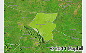 Physical Map of Tbeng Meanchey, satellite outside