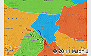 Political Map of Tbeng Meanchey