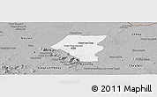 Gray Panoramic Map of Tbeng Meanchey