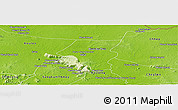 Physical Panoramic Map of Tbeng Meanchey