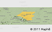 Savanna Style Panoramic Map of Tbeng Meanchey