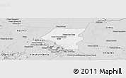Silver Style Panoramic Map of Tbeng Meanchey