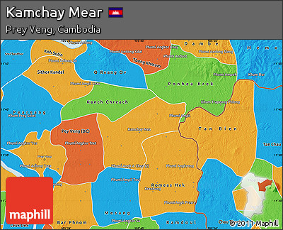 Political Map of Kamchay Mear