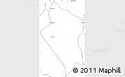 Blank Simple Map of Preah Sdech