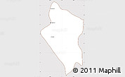 Classic Style Simple Map of Preah Sdech, cropped outside