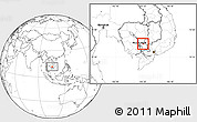 Blank Location Map of Sithor Kandal