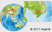 Physical Location Map of Sithor Kandal