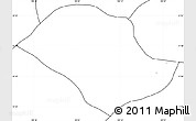Blank Simple Map of Sithor Kandal, no labels