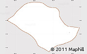 Classic Style Simple Map of Sithor Kandal, cropped outside