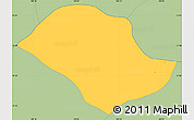 Savanna Style Simple Map of Sithor Kandal