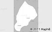 Gray Simple Map of Kandieng