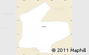Classic Style Simple Map of Angkor Chum, single color outside