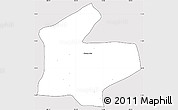 Silver Style Simple Map of Angkor Chum, cropped outside