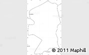 Blank Simple Map of Angkor Thom