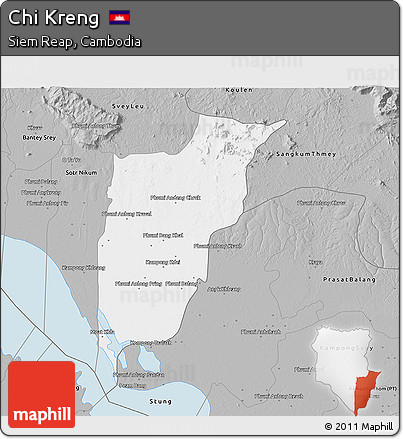 Gray 3D Map of Chi Kreng