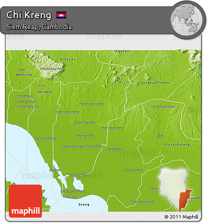 Physical 3D Map of Chi Kreng