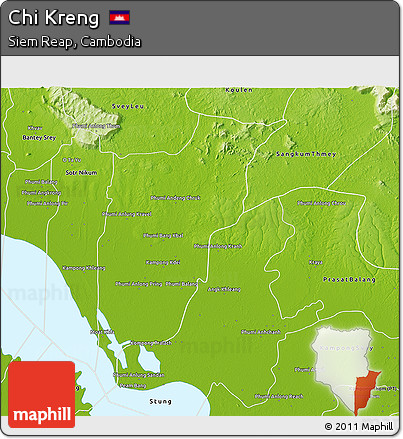 Physical 3D Map of Chi Kreng