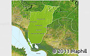 Physical 3D Map of Chi Kreng, satellite outside