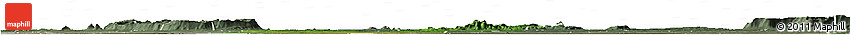 Satellite Horizon Map of Chi Kreng, semi-desaturated