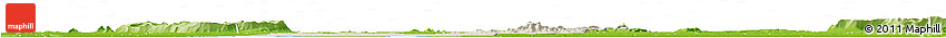 Shaded Relief Horizon Map of Chi Kreng, physical outside Shaded Relief Horizon Map of Chi Kreng, physical outside