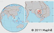 Gray Location Map of Chi Kreng, highlighted parent region