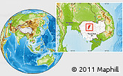 Physical Location Map of Chi Kreng, highlighted country