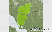 Physical Map of Chi Kreng, semi-desaturated