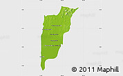 Physical Map of Chi Kreng, single color outside