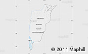 Silver Style Map of Chi Kreng, single color outside