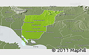 Physical Panoramic Map of Chi Kreng, semi-desaturated