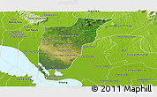 Satellite Panoramic Map of Chi Kreng, physical outside