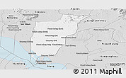 Silver Style Panoramic Map of Chi Kreng
