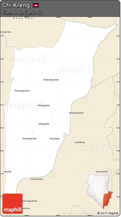 Classic Style Simple Map of Chi Kreng