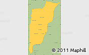 Savanna Style Simple Map of Chi Kreng