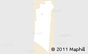 Classic Style Simple Map of Siem Reap (PT), single color outside