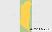 Savanna Style Simple Map of Siem Reap (PT)