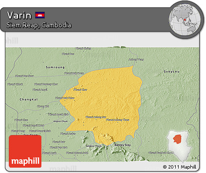 Savanna Style 3D Map of Varin