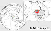 Blank Location Map of Varin, highlighted country, highlighted parent region