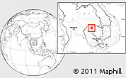 Blank Location Map of Varin, highlighted parent region