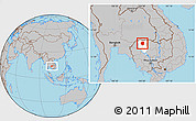 Gray Location Map of Varin, highlighted parent region