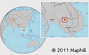 Gray Location Map of Varin
