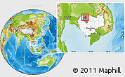 Physical Location Map of Varin, highlighted country, highlighted parent region, within the entire country