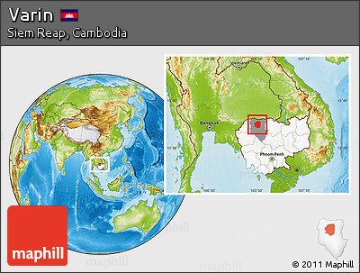 Physical Location Map of Varin, highlighted country, highlighted parent region