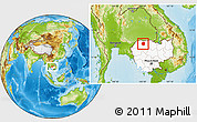 Physical Location Map of Varin, highlighted country