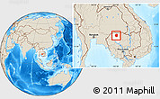 Shaded Relief Location Map of Varin, highlighted parent region