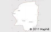 Classic Style Simple Map of Varin, cropped outside