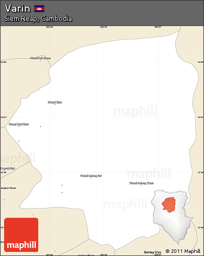 Classic Style Simple Map of Varin